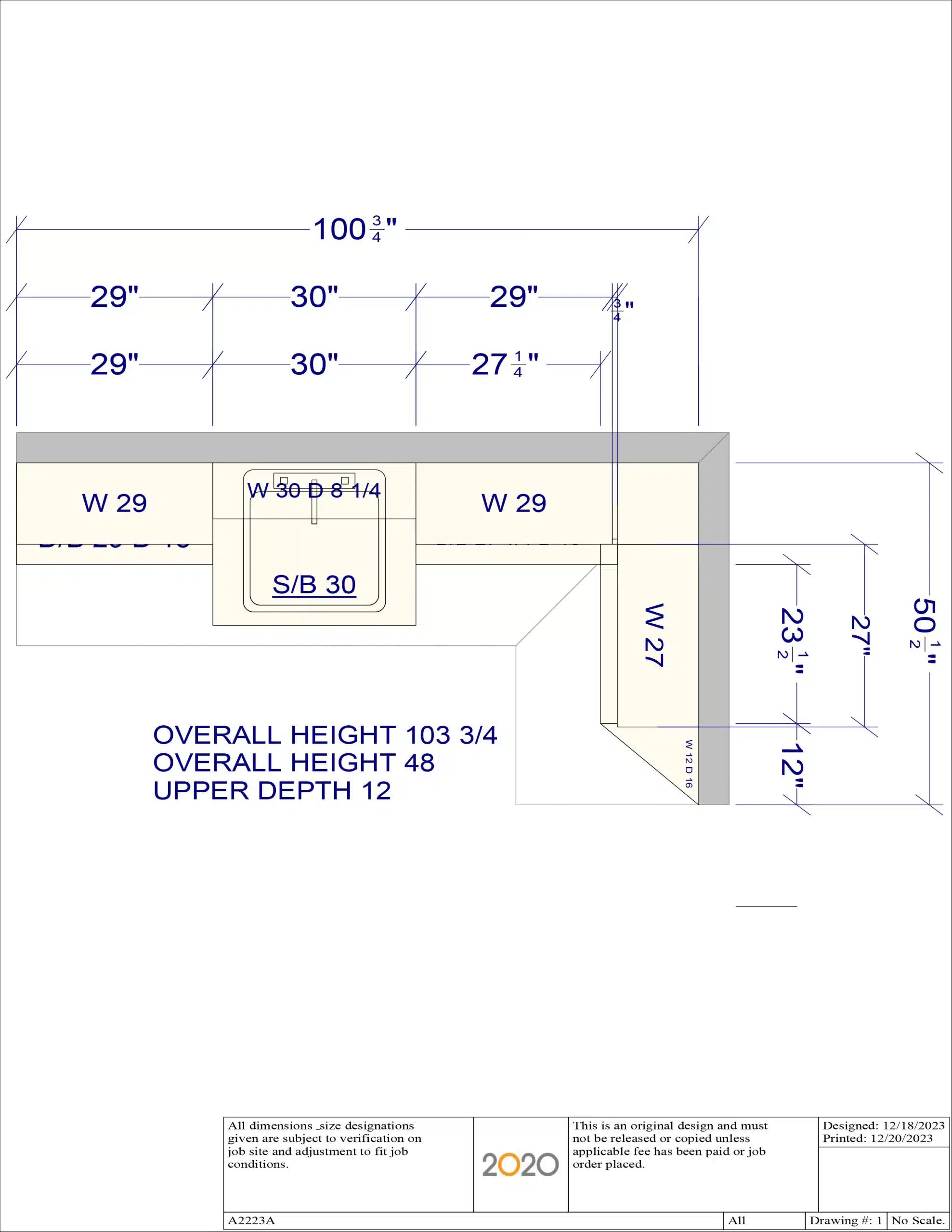 Layout for Plain and Fancy Creamy Dovewhite Traditional Showroom Display Butler’s Pantry